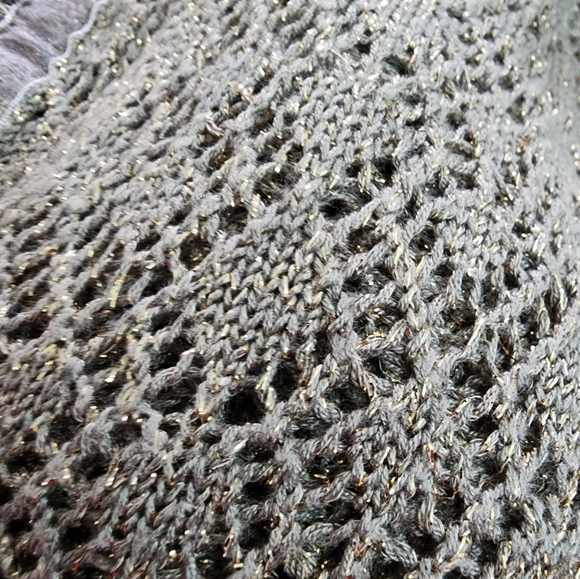 Lane Bryant tan and gold v-neck light weight sweater size 22/24 casual plus size - Picture 4 of 10